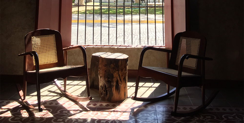 Hostel in Merida, Barrio Vivo's view from inside
